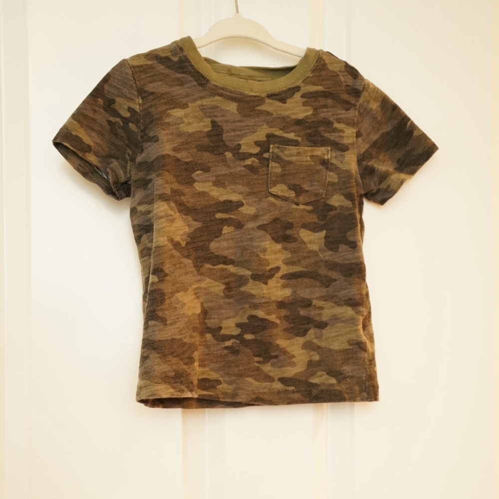 Janie and Jack Camouflage Short Sleeve Tee